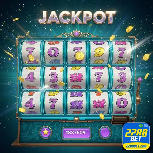 Imagem de um celular exibindo jogos de slot de cassino