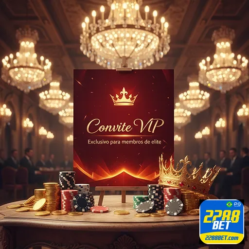Imagem promocional do 2288bet mostrando destaque VIP06 com detalhes de apostas e casino